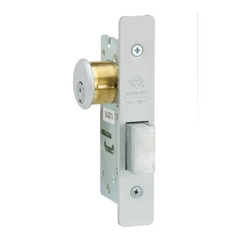 Aluminum Door Deadlocks Satin Aluminum Clear Anodized