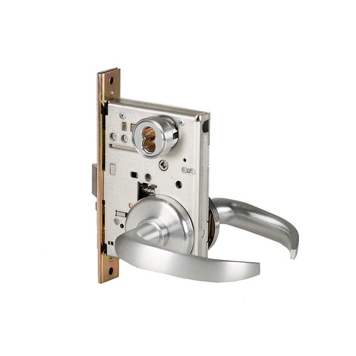 45H Series Office Mortise Lock, Satin Chrome