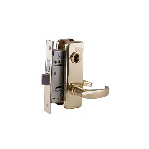 Mortise Lock Bright Brass