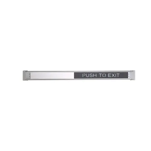 Exit Device Satin Aluminum Clear Anodized