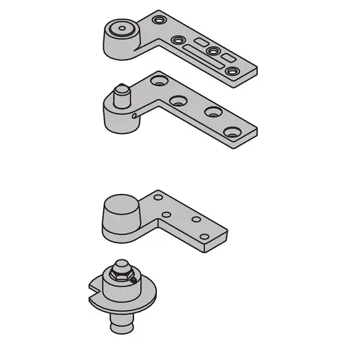 7222 3/4" Offset Pivot Set - LH, Satin Chrome