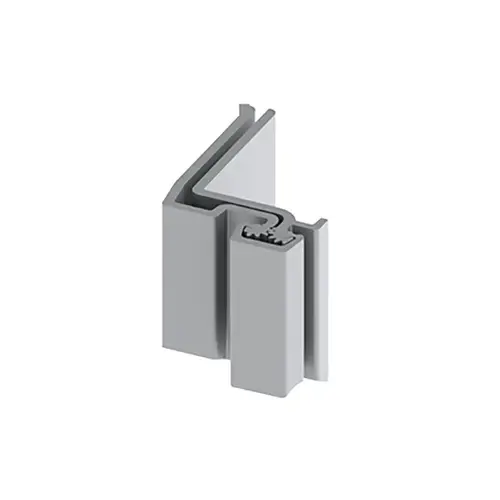 95" Continuous Hinge Satin Aluminum Clear Anodized