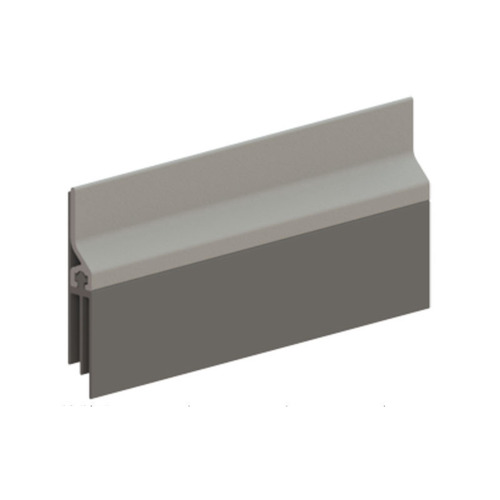 Door Bottom Sweep or Astragal, Vinyl Insert, 36", Milled Aluminum