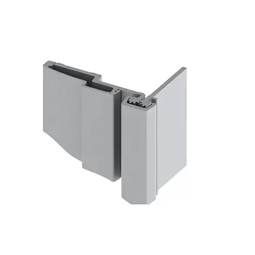 83" Continuous Hinge Satin Aluminum Clear Anodized