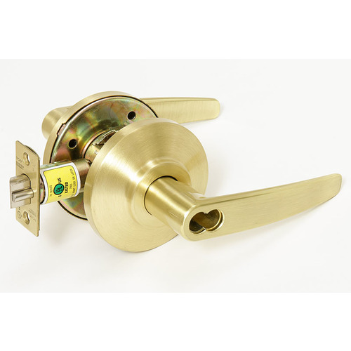 Cylindrical Lock Satin Brass