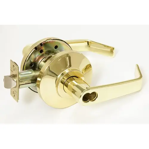 Cylindrical Lock Bright Brass