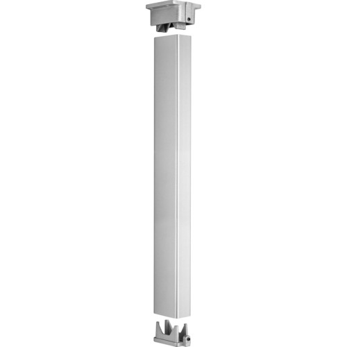 Standard 2" by 3" Removable Mullion, 8 Ft. Height, Aluminum Painted