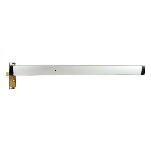 Mortise Exit Device, 1-1/8" BacksetNarrow Stile Aluminum Doors, RHR, 36", Electric Latch Retraction, Satin Stainless Steel