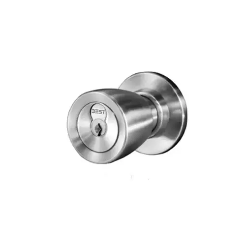 Electric Cylindrical Lock Satin Brass