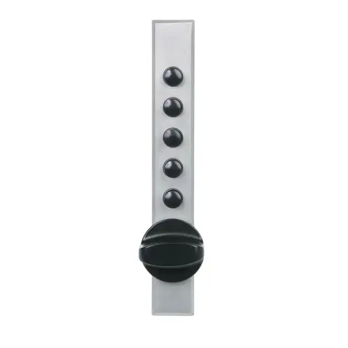 Pushbutton Lock Satin Chrome