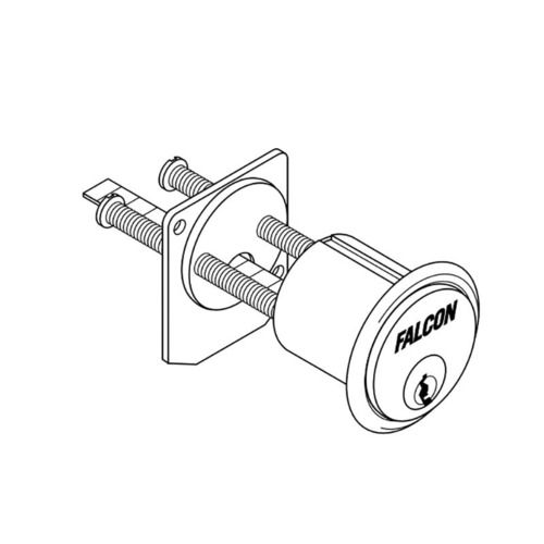 Lock Rim Cylinder Satin Stainless Steel