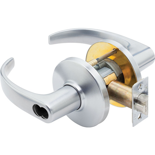 Cylindrical Lock Satin Chrome