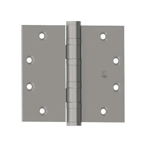 Full Mortise Ball Bearing Hinge, Heavy Weight, 5" x 4-1/2", Brass, 5 Knuckle, Bright Chrome