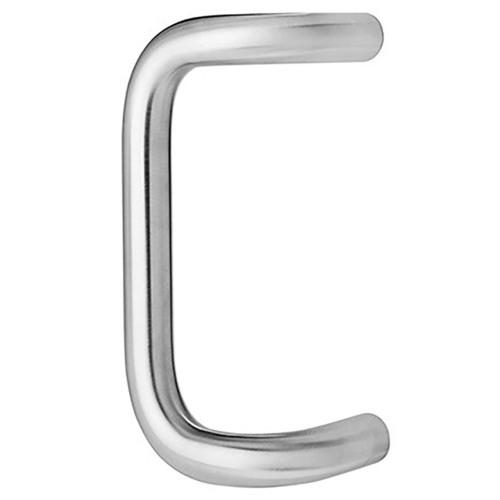 Door Pulls, Push and Pull Plates Satin Aluminum Clear Anodized