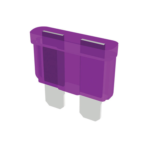 3A Blade Fuse, 25 Pack, Purple 3A Blade fuse