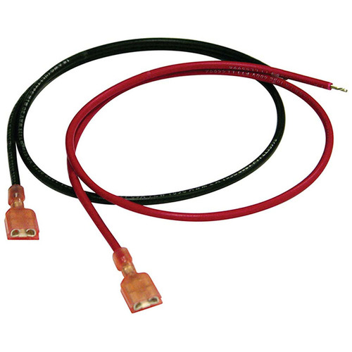 Altronix BL3 18" Battery Leads, 18 AWG Guage, 0.25" Push-in Connector, Black and Red Black & Red 18 inch battery leads