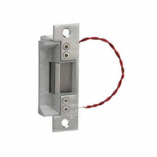 7240 Fire-Rated Electric Strike For Cylindrical Latches, Satin Stainless Steel