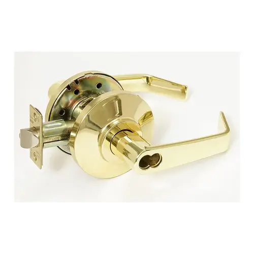 Cylindrical Lock Bright Brass