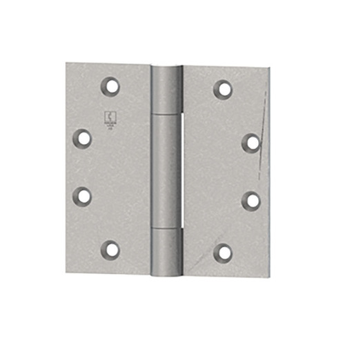 4 1/2" x 4 1/2" Full Mortise Concealed Anti-Friction Bearing Hinge, Heavy Weight, 4-1/2" x 4-1/2", Steel, 3 Knuckle, Non Removable Pin, Bright Brass Plated Clear Coated