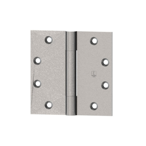 Full Mortise Commercial Hinge, Standard Weight, Concealed Anti-Friction Bearing, Three Knuckle, 4-1/2" x 4-1/2", Raised Barrel, Brass