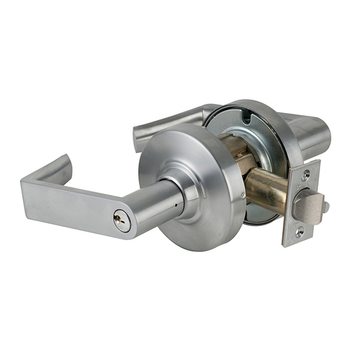 Electric Cylindrical Lock Satin Chrome