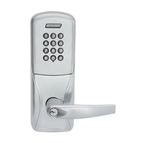 Electric Cylindrical Lock Satin Chrome