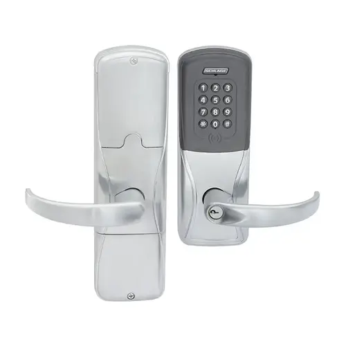 Electric Cylindrical Lock Satin Chrome