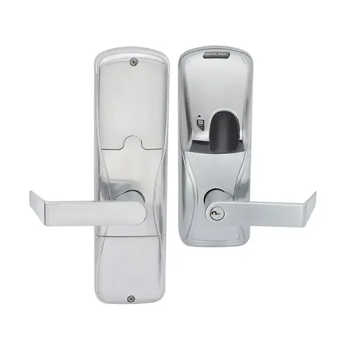 Electric Cylindrical Lock Satin Chrome