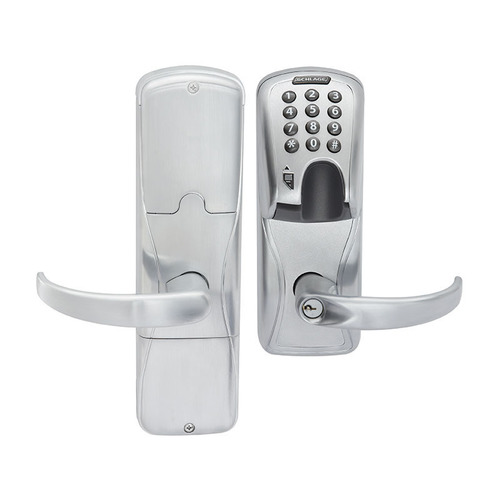 Electric Cylindrical Lock Satin Chrome