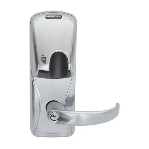 Electric Cylindrical Lock Satin Chrome