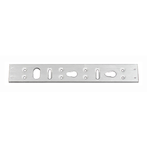 Additional Header Wall Plate for All 1200 Series Single Magnetic Locks Clear Anodized Aluminum Finish