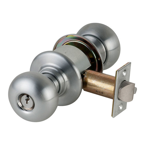 Lock Cylindrical Lock Satin Chrome