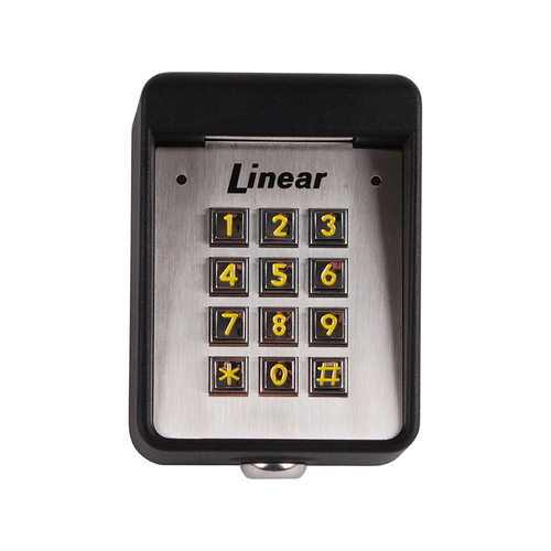 Nortek Security and Control AK-11 Digital Keyless Entry System, Keypad Programmable, 480 Entry Code Capacity, Two LED Indicator, Courtesy Lamp, Piezo Sounder, Tactile Key Feel, Keypad Lockout