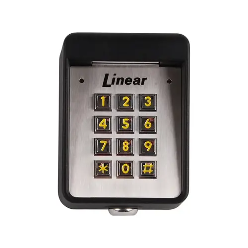 Digital Keyless Entry System, Keypad Programmable, 480 Entry Code Capacity, Two LED Indicator, Courtesy Lamp, Piezo Sounder, Tactile Key Feel, Keypad Lockout