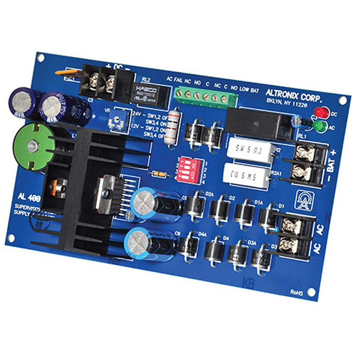 Power Supply Board, Input 28VAC, 100VA, 12VDC at 4A or 24VDC at 3A