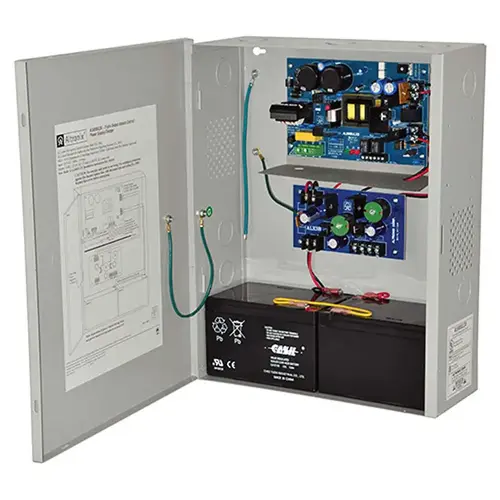 Power Supply/Charger, Input 115VAC 60Hz at 3.5A, 3 PTC Outputs, 5/12VDC at 1.75A or 24VDC at 3A, Grey Enclosure