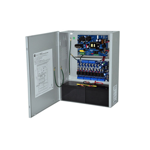 Power Supply/Access Power Controller, Input 220VAC 50/60Hz at 1.2A, 8 Fused Outputs, 12/24VDC at 6A