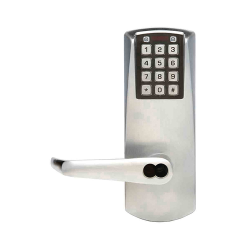 Pushbutton Lock Satin Chrome