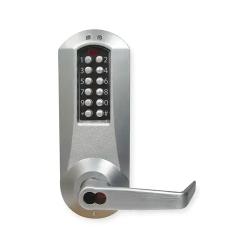 Pushbutton Lock Satin Chrome