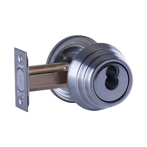 E Series Grade 2 Deadbolt, Satin Chrome