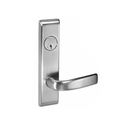 Electric Mortise Lock Bright Nickel Plated Clear Coated