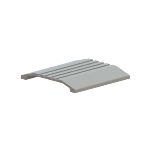 Half Saddle Threshold, 3" x 1/2" x 36", Milled Aluminum