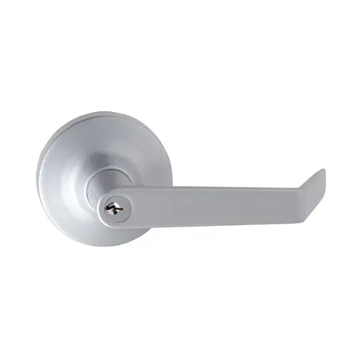 Exit Trim - Key-in-Lever Classroom Lever x Rose, Schlage C Keyway, Powder Coated Aluminum SP28