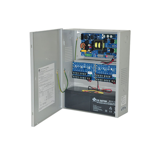 Power Supply/Charger, 120VAC, 60Hz, 4.5A Input, 16 PTC Class 2 Power-Limited PTC Protected Outputs at 24VDC/10A