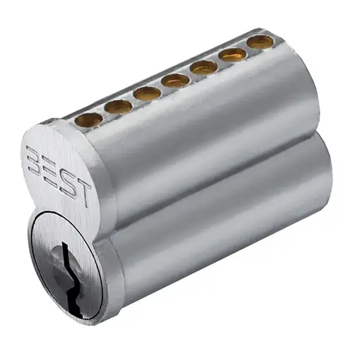 BEST 1CP7WG1626 SFIC Core, 7-Pin, WG Keyway, Satin Chromium Plated