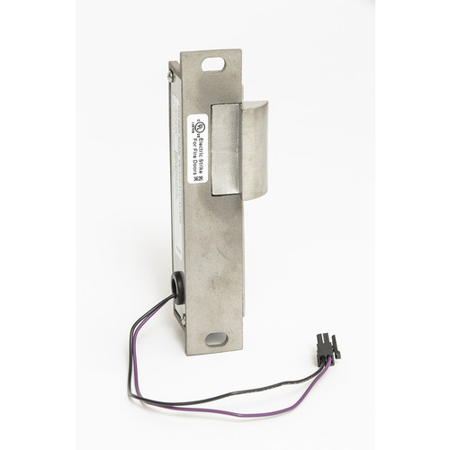 Fail Safe, Industrial Grade 12VDC Electric Strike, Body Only, 3/4" Keeper, Latchbolt & Locking Cam Monitor with Auxiliary Switch