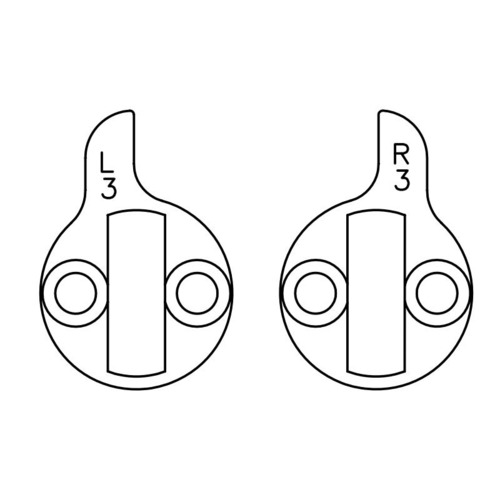 MA Cam for Conventional Mortise Cylinder, MA381 Inside