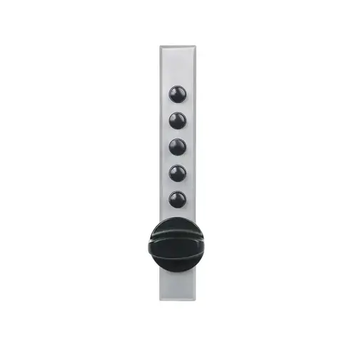 Pushbutton Lock Satin Chrome