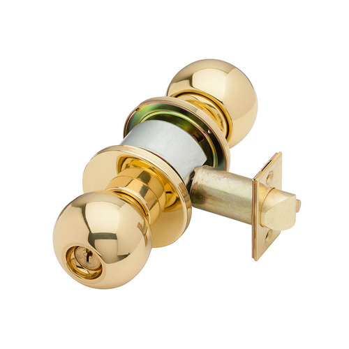 A53PD Orbit Entrance Lock, Bright Polished Brass