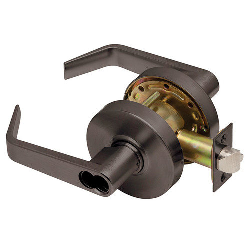 Cylindrical Lock Dark Oxidized Satin Bronze Oil Rubbed